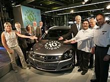 Opel Bochum feiert mit dem Astra das zehnmillionste Modell.